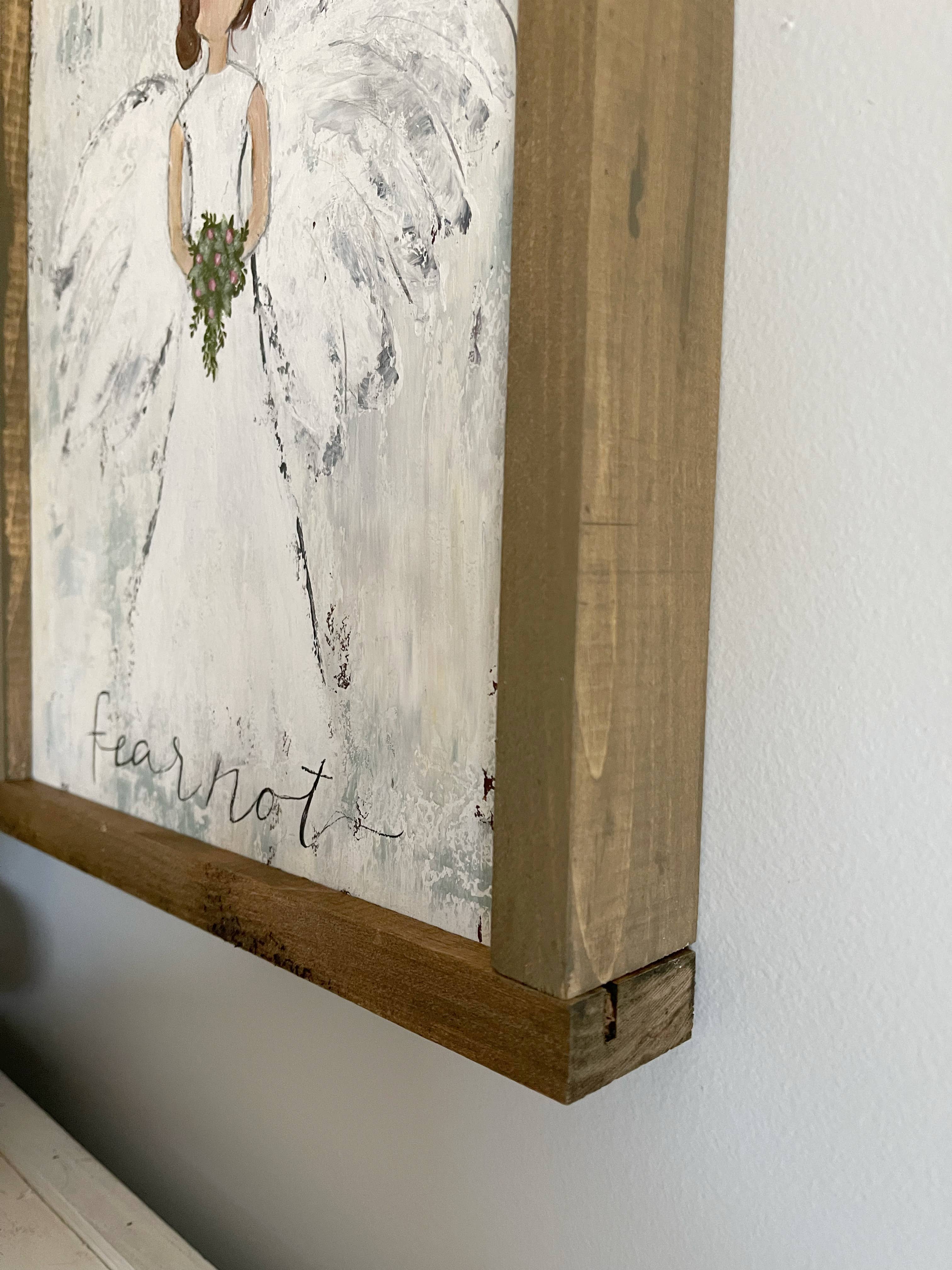 STUDIO527 – wholesale Painting/drawing – Fear Not Angel Painting / Christian artwork/ angel painting1