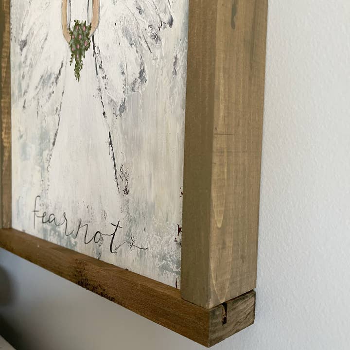 STUDIO527 - Wholesale Painting/Drawing - Fear Not Angel Painting / Christian artwork/ angel painting1