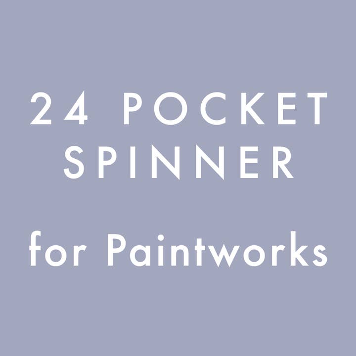 24 Pocket 6" x 6" Card Spinner White for wholesale by James Ellis