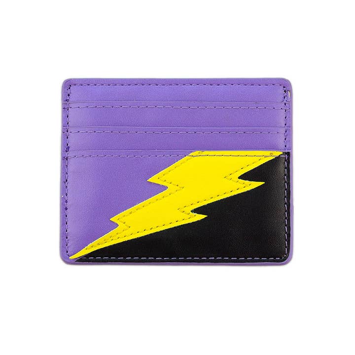 Portefeuille à cartes Lightning Bolt dans Non-Binary Pride pour la vente par Betsy Dare