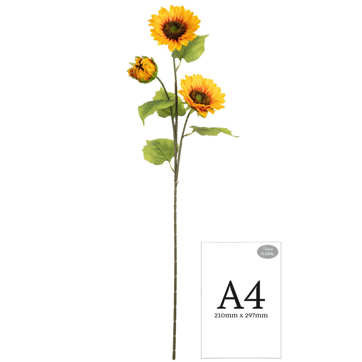 Eleganza Floral – wholesale Artificial flowers – Sunflower Spray x 3 Small1