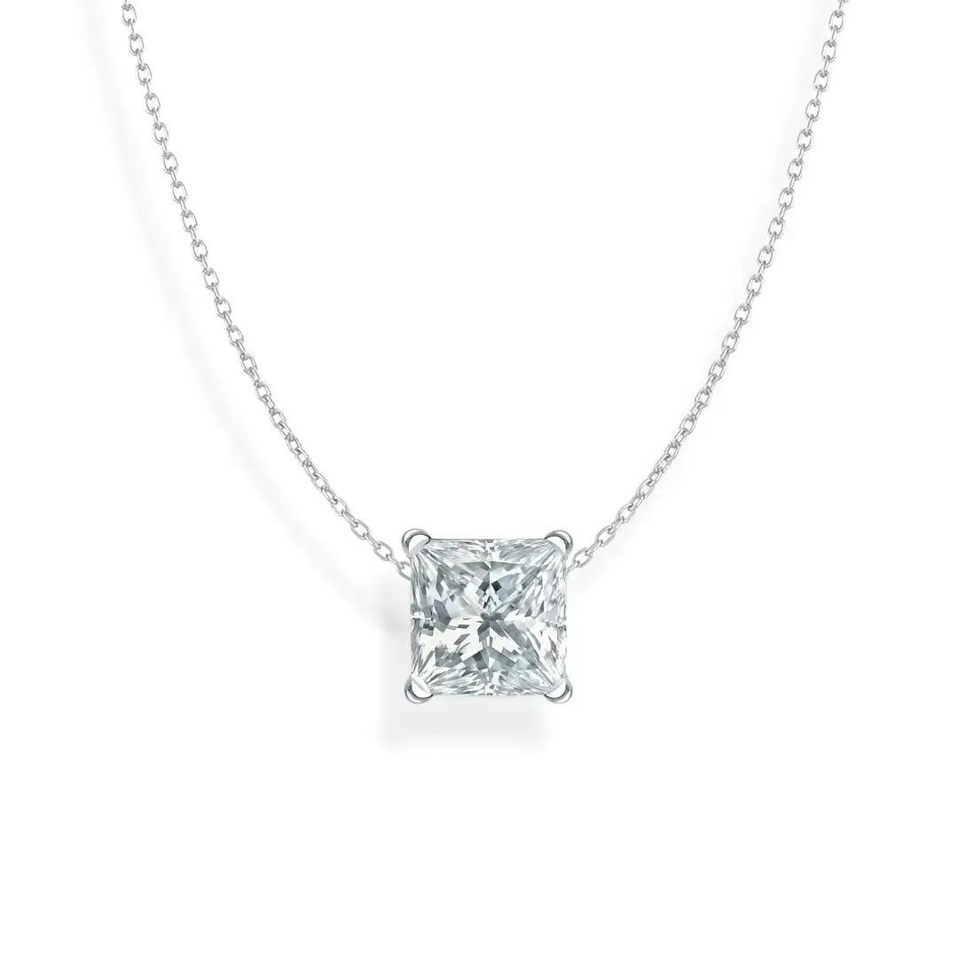 Maya J - Vente Colliers à pendentif - Collier Solitaire en Or 14K avec Diamant de Laboratoire Certifié5