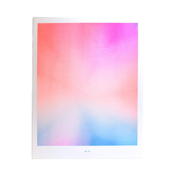 Aura 2 - juin - impression artistique risographique pour la vente par Next Chapter Studio