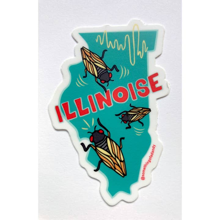 SOMETHING OF A DANDY - Wholesale Sticker - Illi-noise Die-Cut Sticker