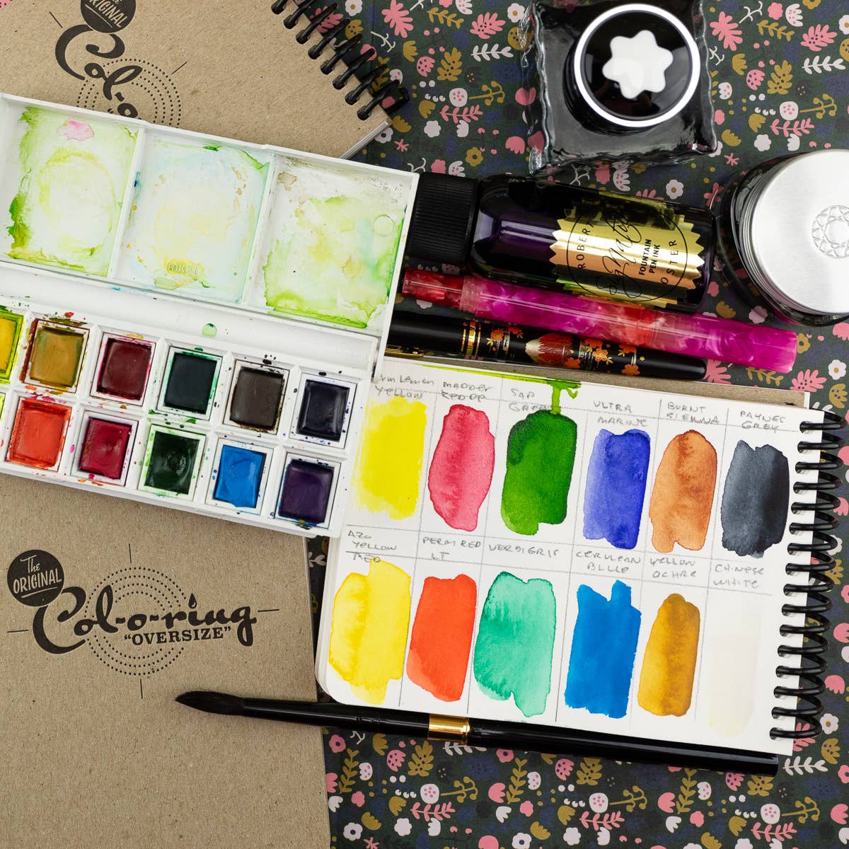 The Well-Appointed Desk - Wholesale Sketchbook/Sketchpad - Col-o-ring "Oversize" Spiral Bound Notebook2