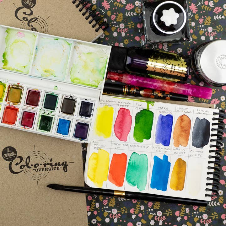 The Well-Appointed Desk - Wholesale Sketchbook/Sketchpad - Col-o-ring "Oversize" Spiral Bound Notebook2