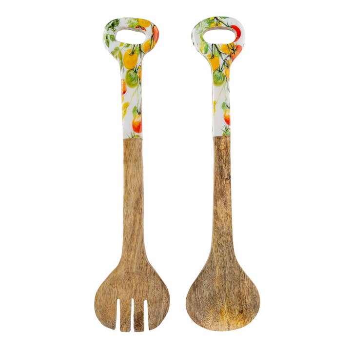 Spoon & Fork Mango Wood - Tomatoes 6pk for wholesale by Candlelight Products Ltd