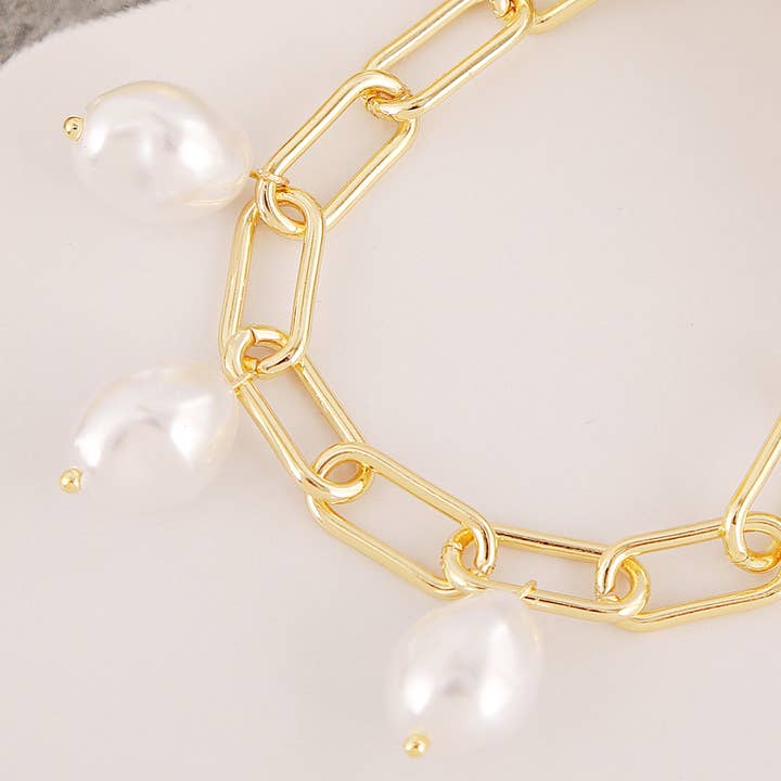 ACCITY - Wholesale Charm/Dangle Bracelet - PEARL CHARM BEADED BRACELET_CWAJE04542