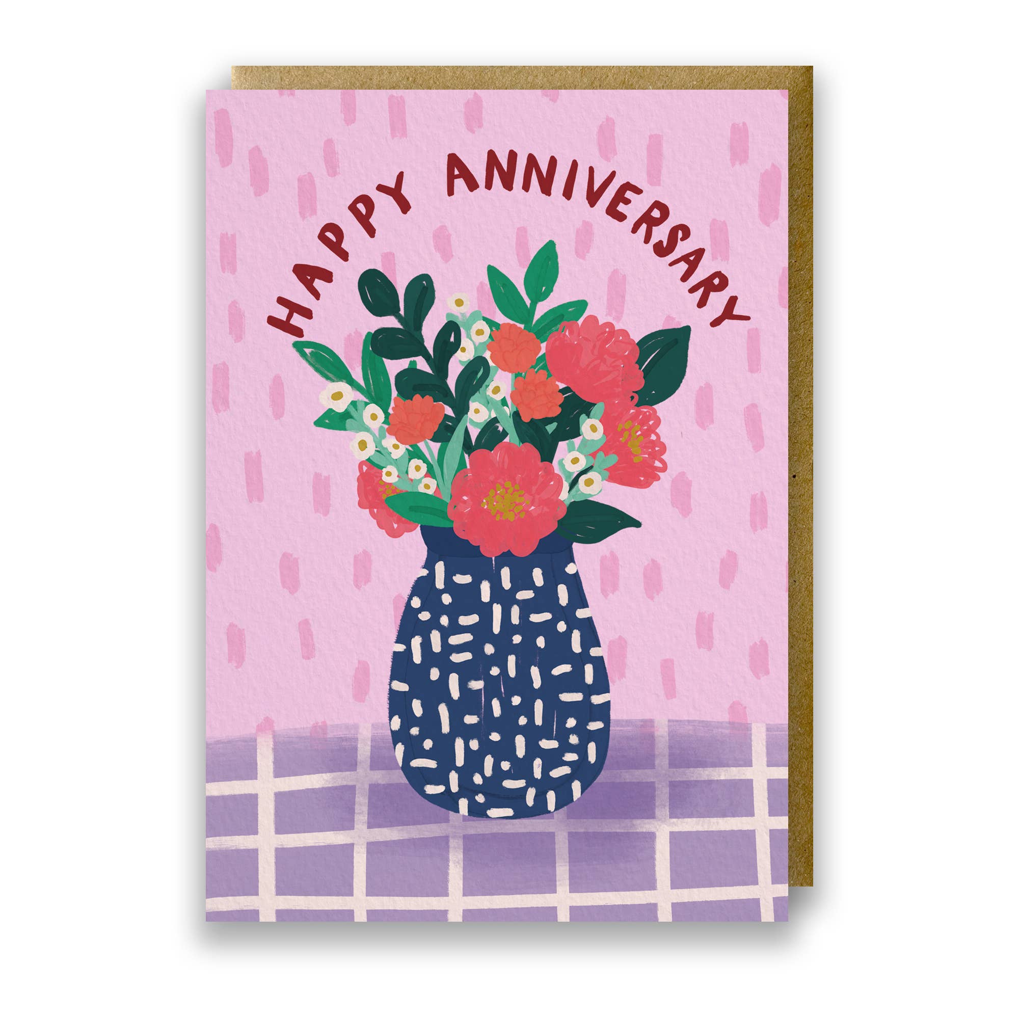 Jessie Maeve Studio - Wholesale Anniversary Card - Chic Vases Happy Anniversary Card0