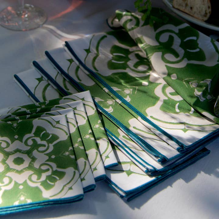 Pearl & Maude Home - Wholesale Dinner & Cloth Napkin - Cloth Dinner Napkins | moss green set of 2
