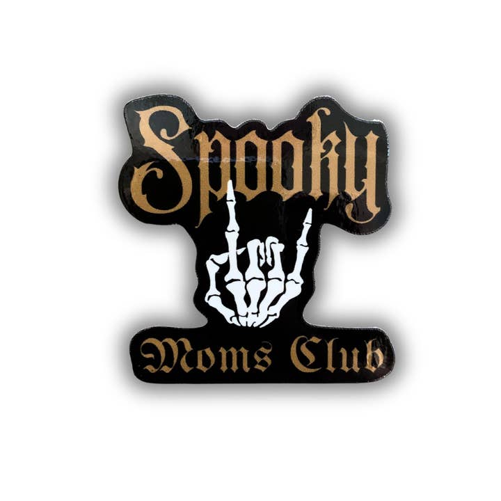 Spooky Moms Club Sticker | Vinyl Die Cut Decal for wholesale by GetBullish