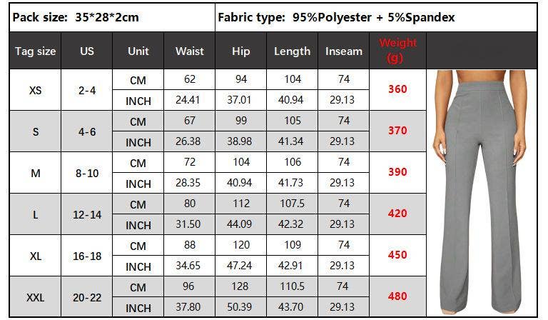 Suhkasana - Vente Pantalon – femme - Pantalon droit taille haute | Pantalon de travail pour femme10