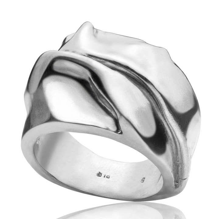 Men's ring Band silk pour la vente par Black Rock Jewel