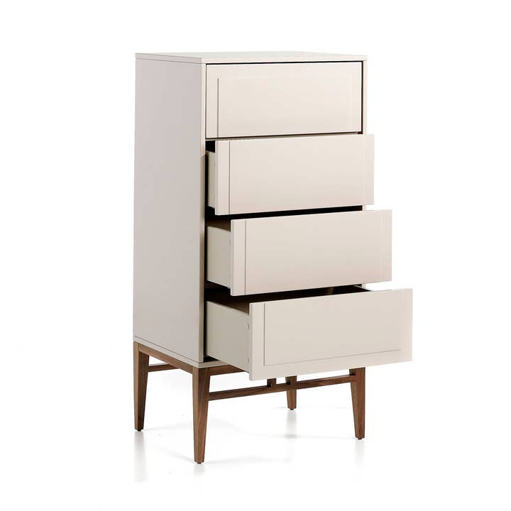 ANGEL CERDA - Wholesale Cabinet - Chifonier in gloss lacquered MDF with four drawers