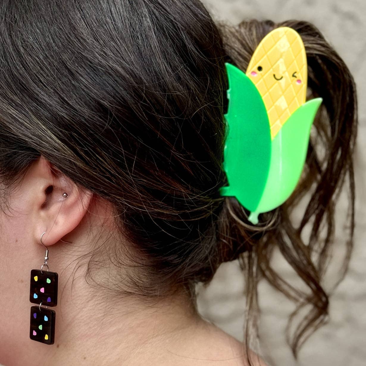 Myrickle – wholesale Hårklämma - Dam – Cesar Majskolvshår Hårklämma Söt Rolig Present1