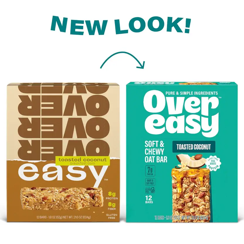 Over Easy – wholesale Snacksbar – Over Easy: Rostat Kokosnötsfrukostbar1