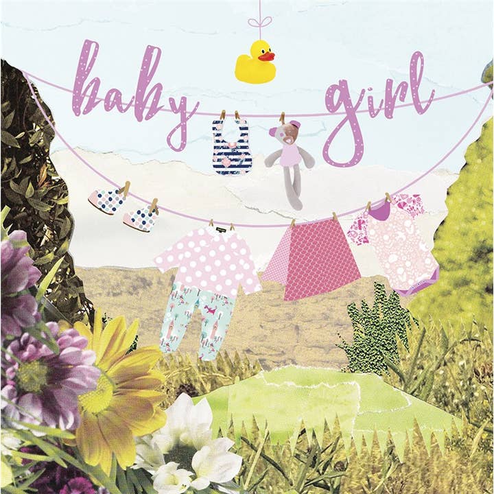 Carte de voeux Baby Girl pour la vente par Natural Partners Limited