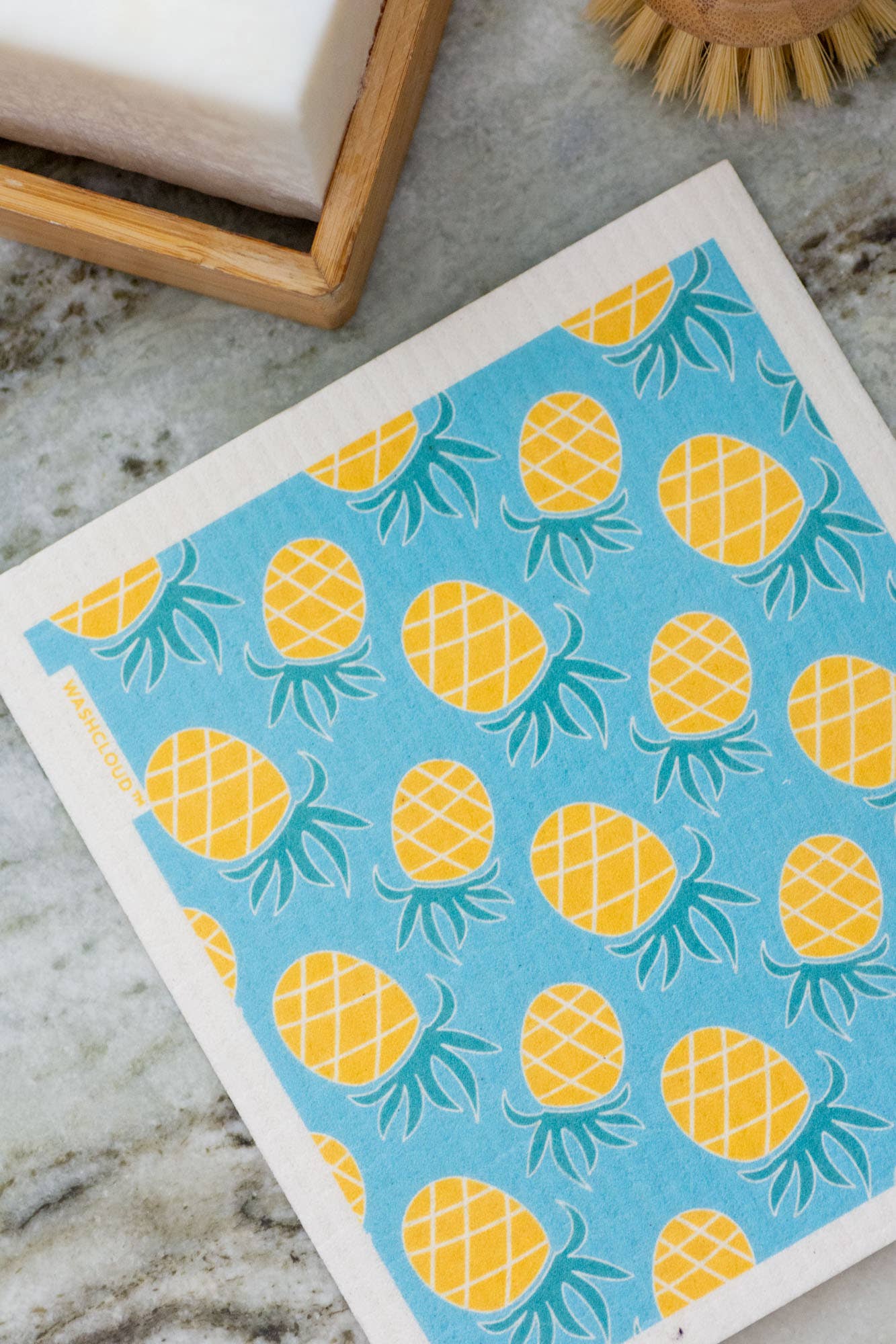 No Tox Life - Vendita all'ingrosso Strofinaccio da cucina - WASHCLOUD® ROYAL PINEAPPLE™ Panno Svedese - No Tox Life1