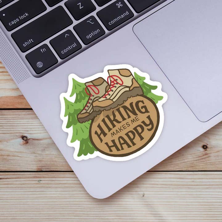 Big Moods - Wholesale Sticker - Hiking Makes Me Happy Sticker2