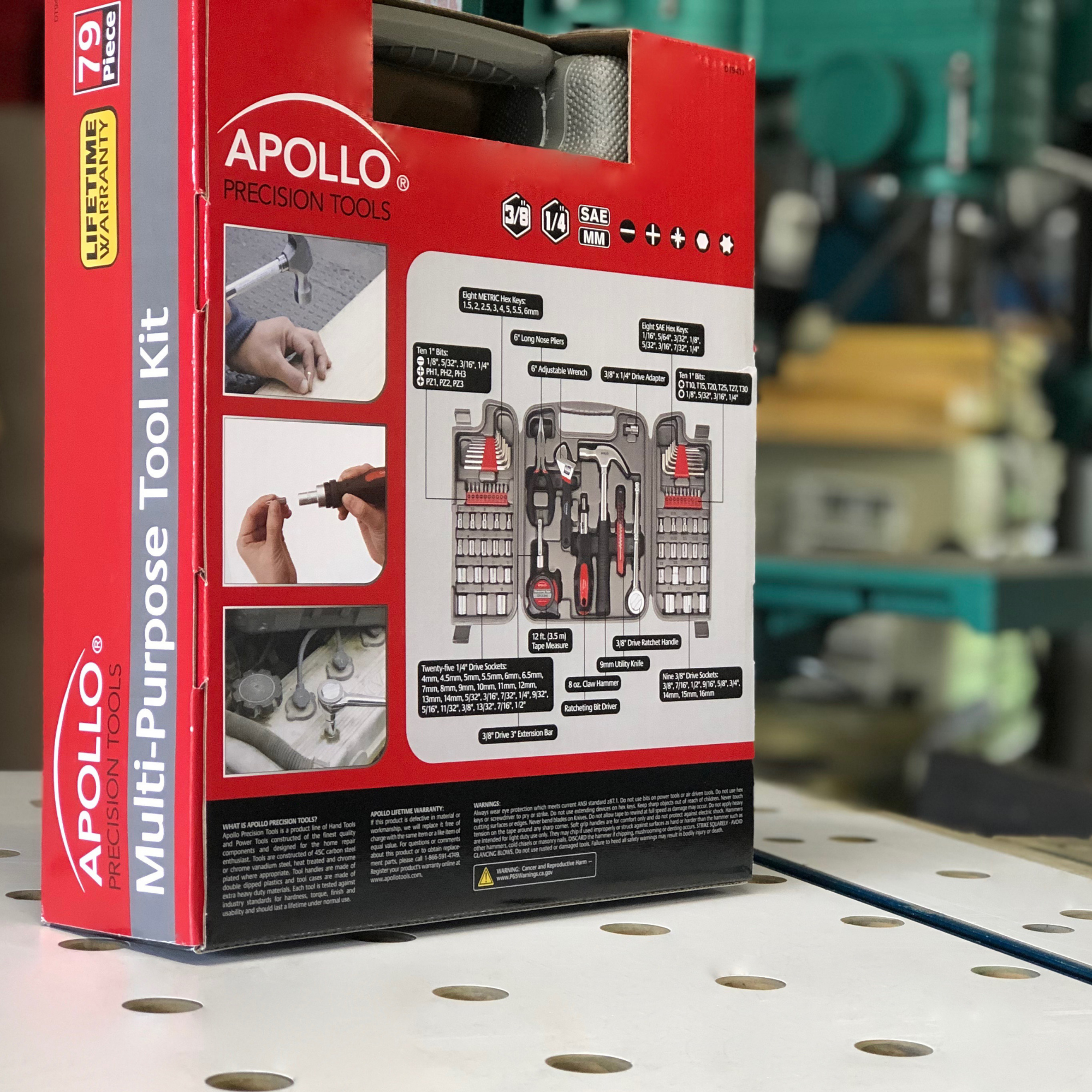 Apollo Tools - Wholesale Tool Set - 79 Piece Multi-Purpose Tool Kit4