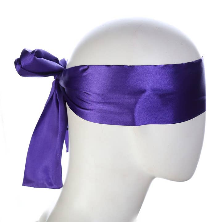 Stylex Party - Wholesale Sex Toy - Satin BlindFold Red Purple Sexy Roleplay Bedroom BDSM2