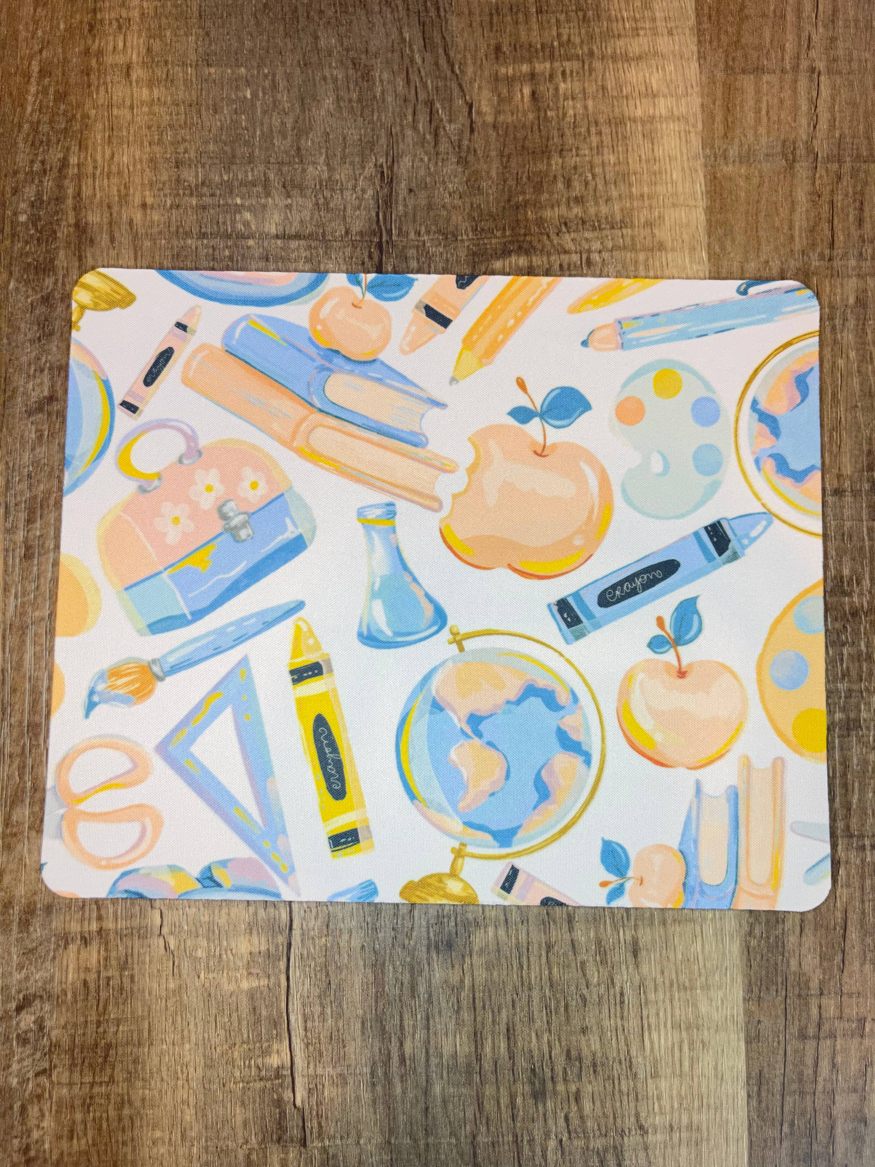 SarahMackenzieStudio - Wholesale Mousepad/Trackpad - Watercolor Teacher Mousepad1