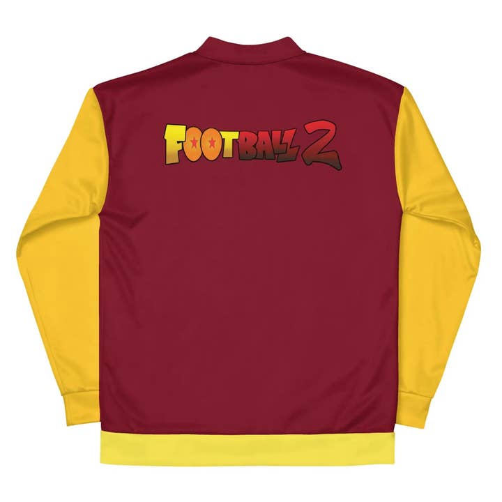 Blouson aviateur unisexe Football 2 - Design de jeux vidéo des années 80 pour la vente par VAWDesigns