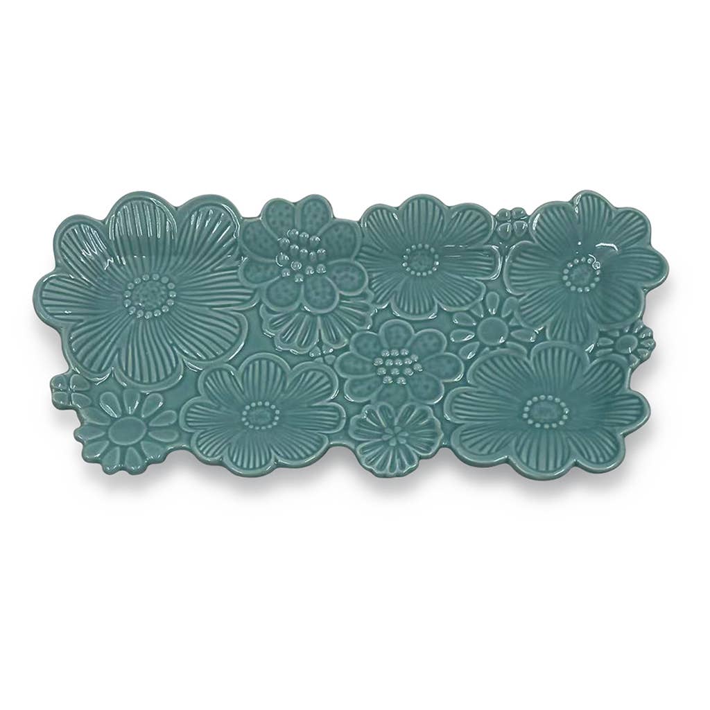 Opjet Paris - Wholesale Dish - Frosted blue Jonas mini dish L13 W26.8 H2cm0