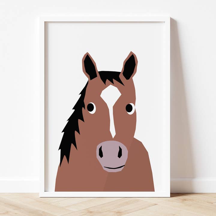 Horse - Art print A5/A4/A3 for wholesale by Salty Crayon