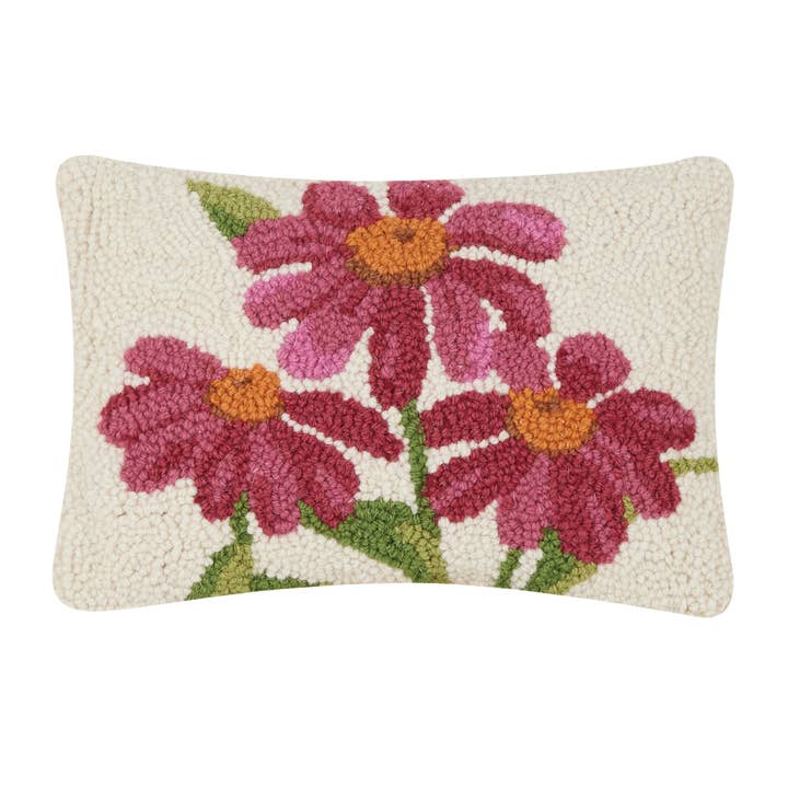Coneflower Hook Pillow for wholesale by Peking Handicraft