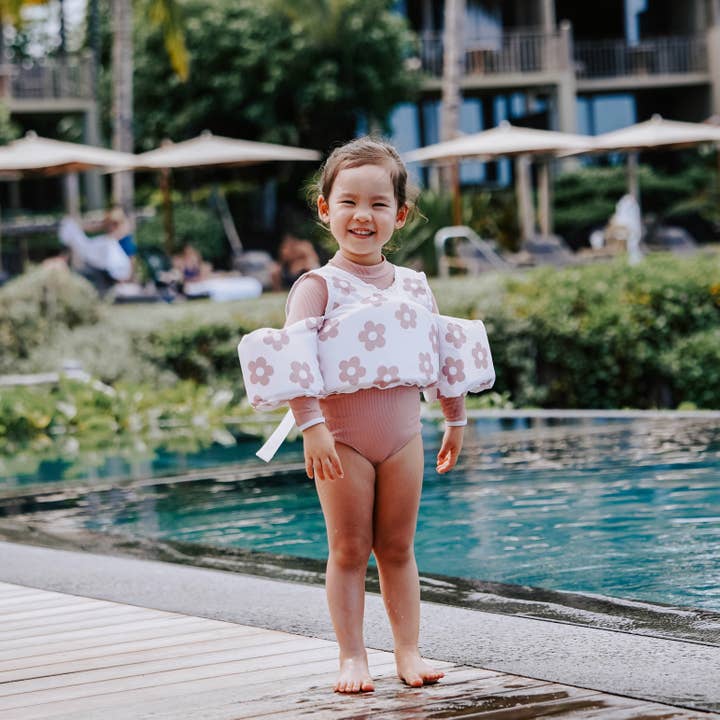 ava + oliver - Vente Jouet de plage/piscine - Enfant et bébé - Flottateur de bain | Rose