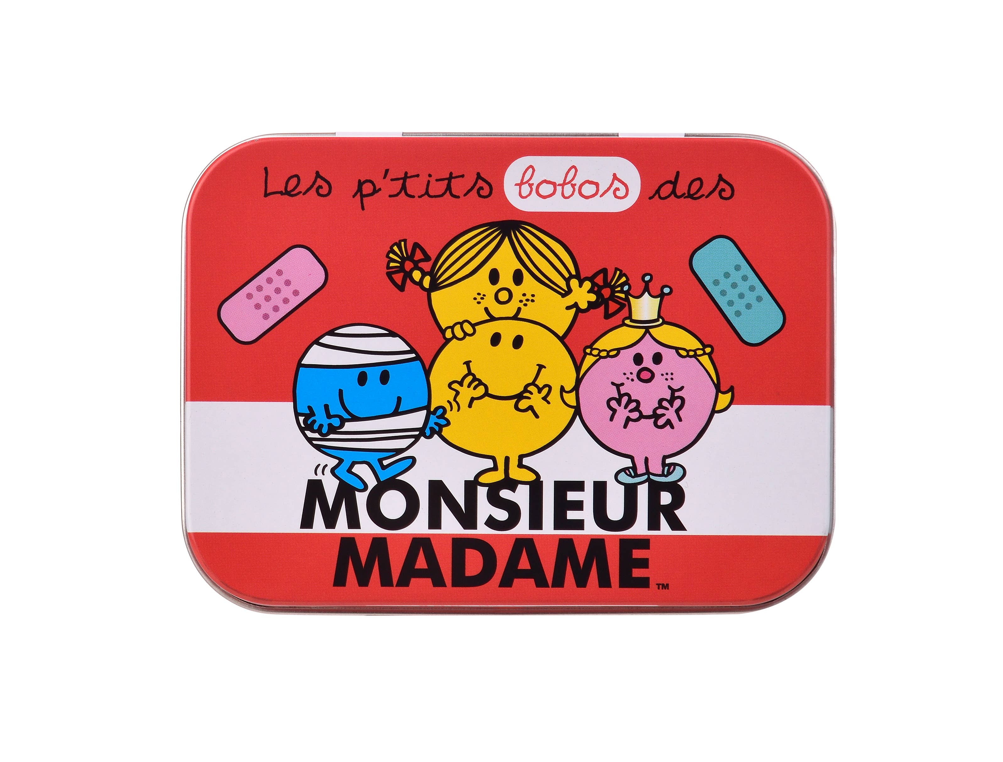 Takecare - Vente Pansement/bandage - Monsieur Madame - Boîte en Métal de Pansements (24 pansements) 8