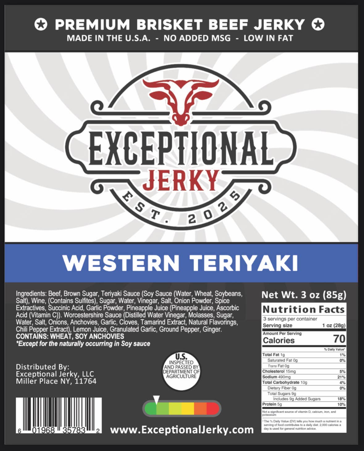 Exceptional Jerky LLC - Wholesale Jerky - Exceptional Jerky Variety 1 - 12 Flavors1