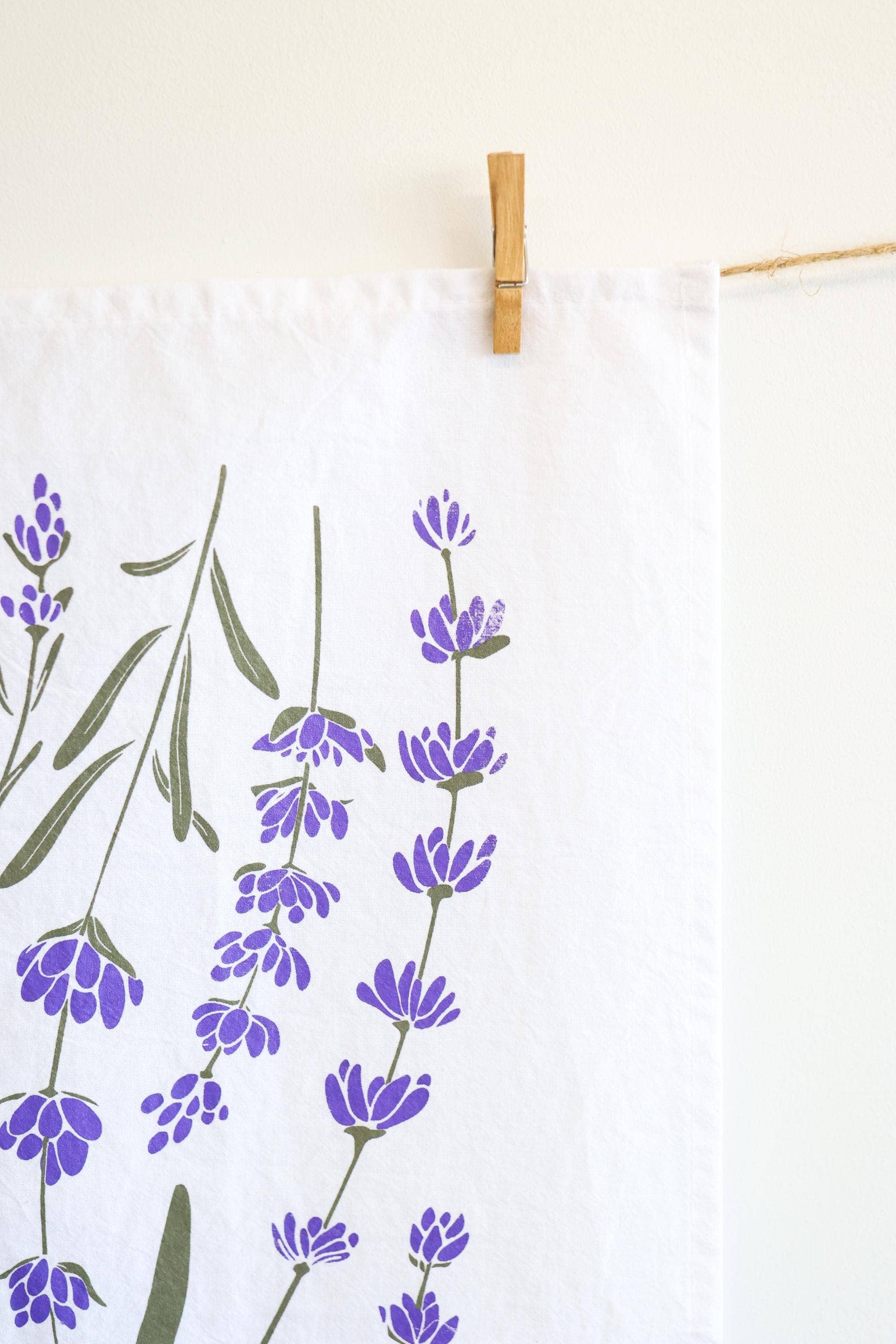 Highland Ridge  |  Handmade Home Decor - Wholesale Tea Towel - Lavender Tea Towel1