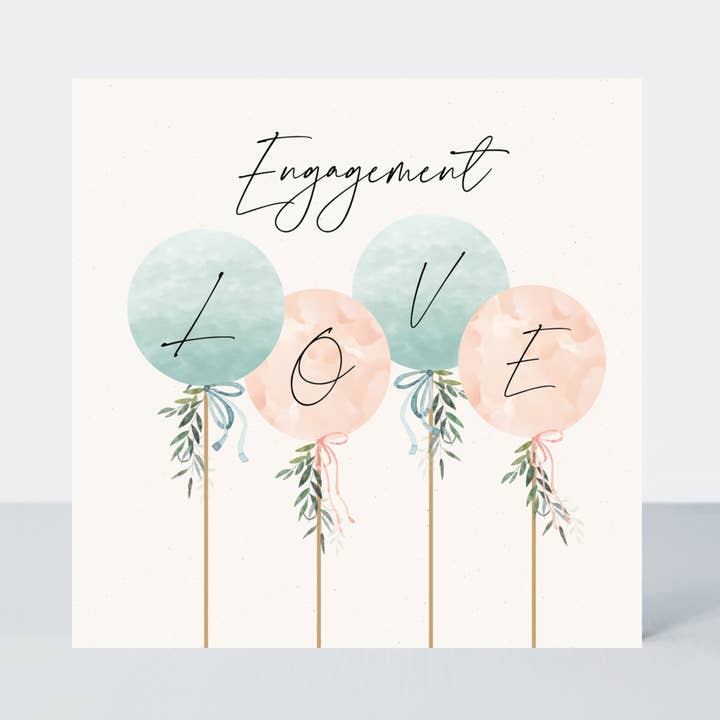 Carte de ballons de fiançailles Camille pour la vente par Petimo