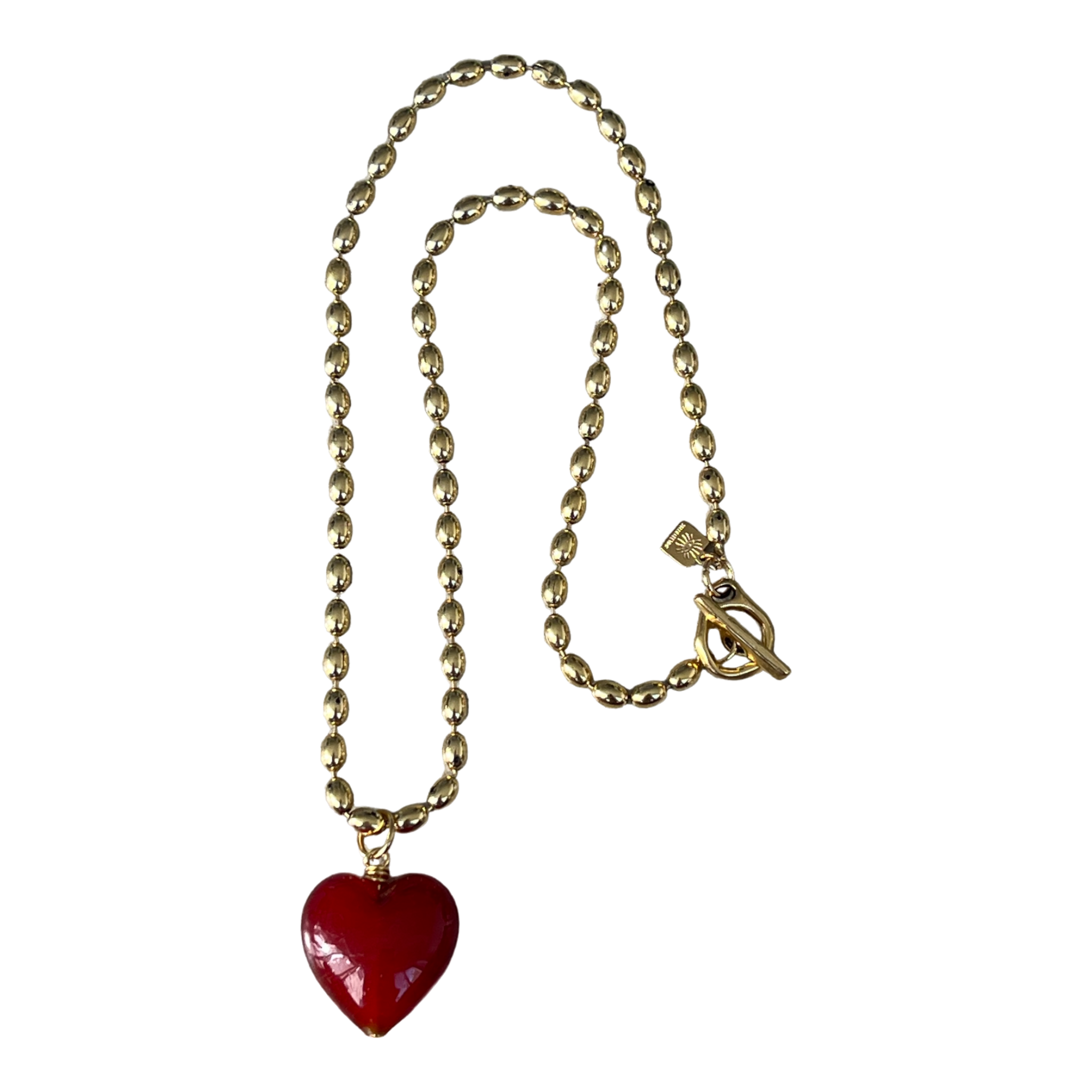 sccollection - Wholesale Pendant/Charm Necklace - Bacio Mini Glass Heart Necklace2
