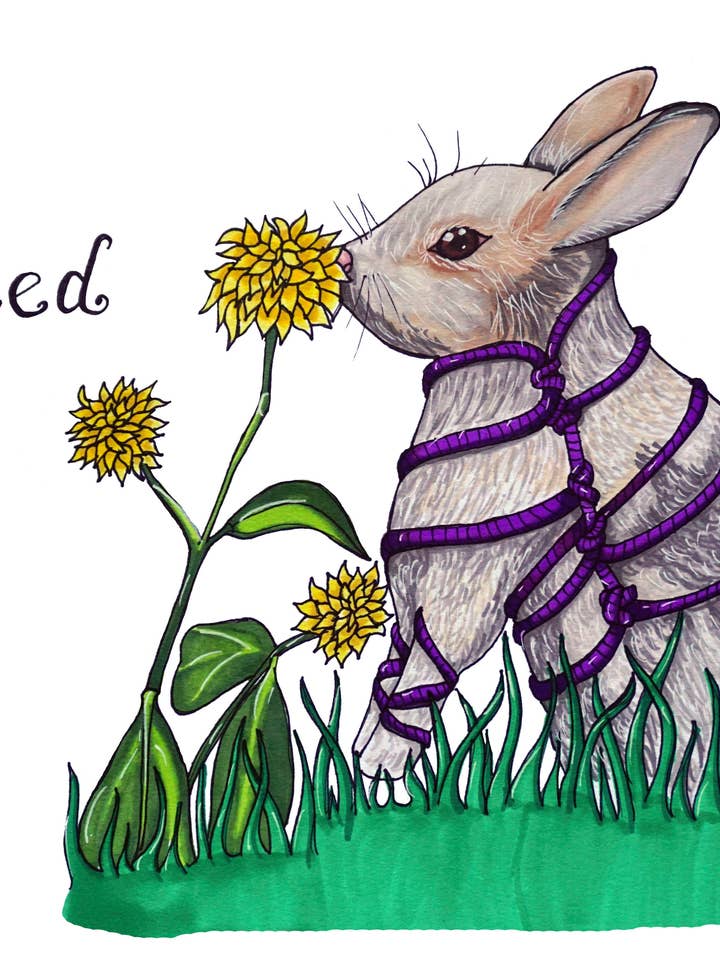 Coniglio Shibari per la vendita all'ingrosso da parte di Harth Creations