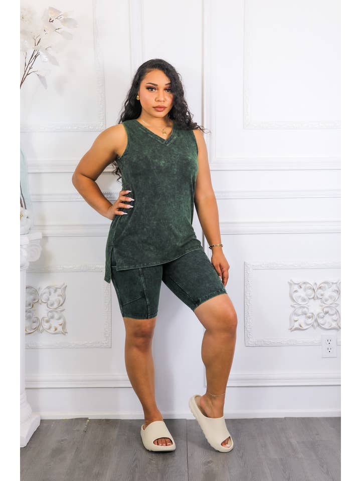 SurelyMine - Wholesale Lounge Set - Women's - Not Your Basic Biker Short Set19