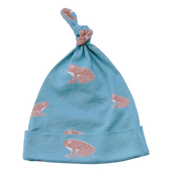 Organic Cotton Hat - Frog for wholesale by Cat & Dogma