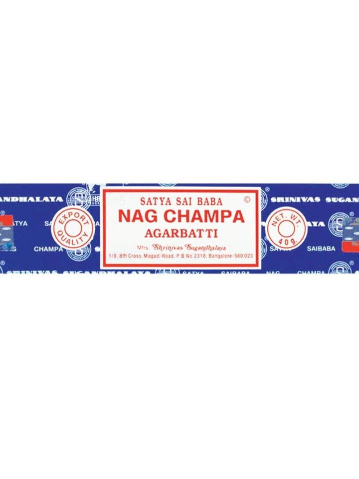 Nag Champa 40 gms. (40gms /pack, 12 packs / box) for wholesale by Ancientveda