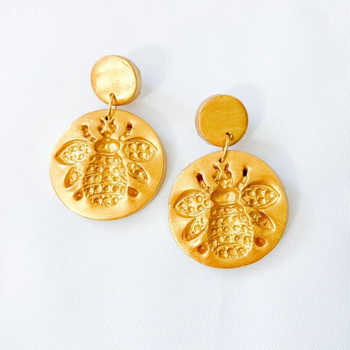 Hidden Truth Jewelry - Wholesale Dangle Earrings - Bee Double Dangles4