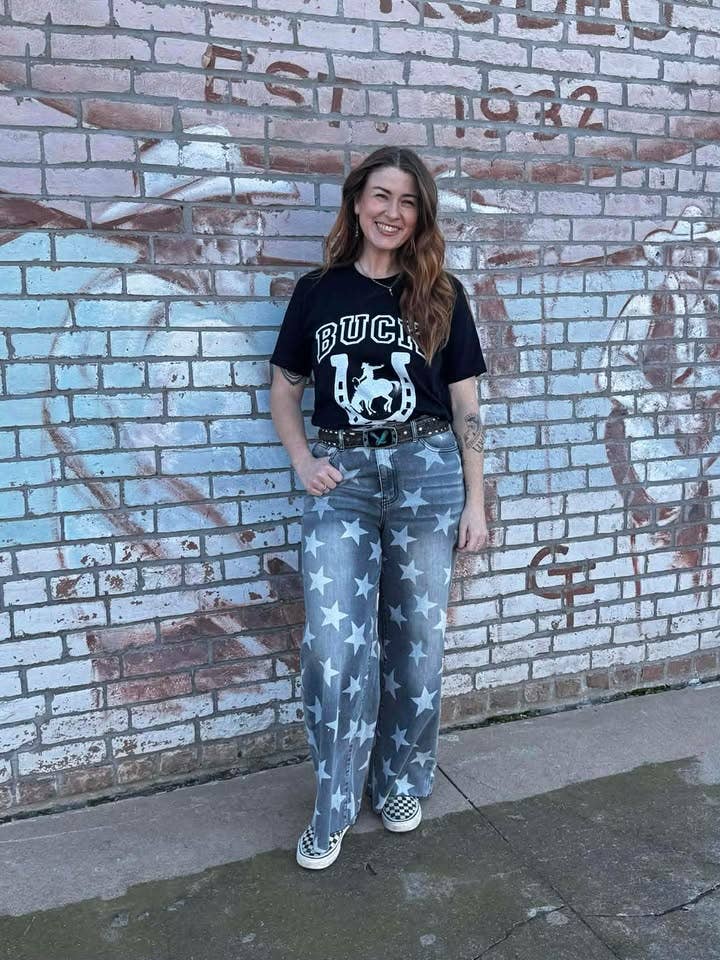 2026 Buck U White Graphic Tee for wholesale by Ranch Swag