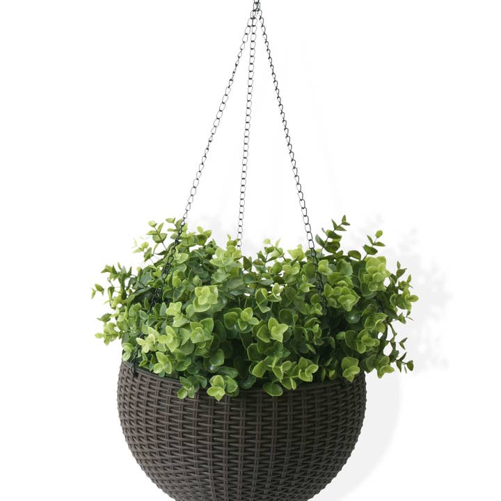 Modena Wicker Hanging Basket for wholesale by Algreen