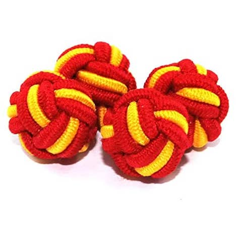 Gemelos Borla Bola Amarillo y Rojo para venta al por mayor de Beclosetoyou