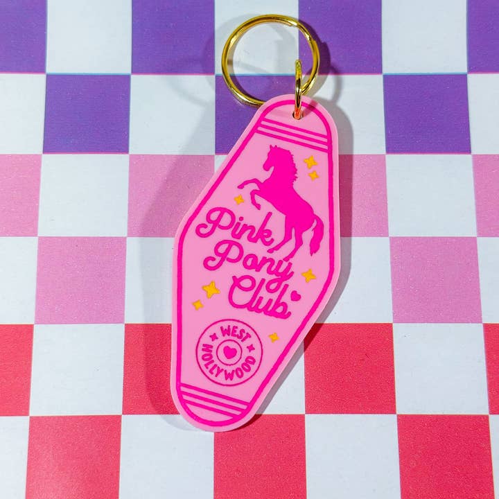 The Hissin' Kitten - Wholesale Keychain - Women's - Pink Pony Club Keychain!0