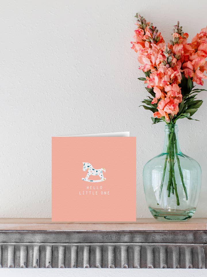 Hello Little One | Novo Cartão Bebé por atacado de KDee Designs