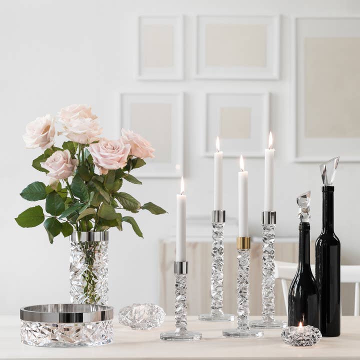 Orrefors - Wholesale Vase - Carat Vase Silverrim2