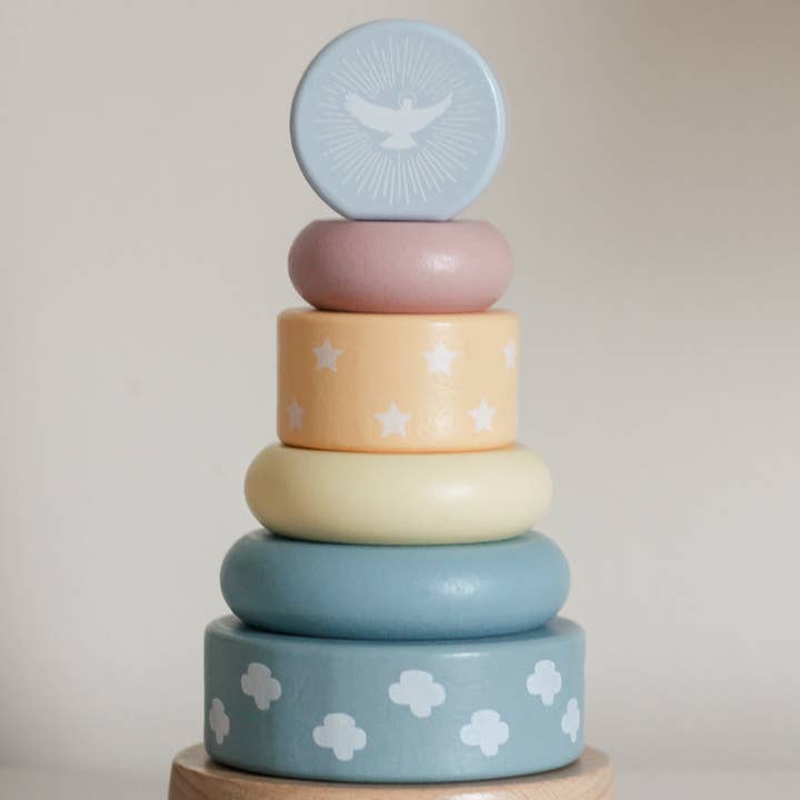 Kingdom Come Co. - Wholesale Stacking Rings Game - Baby - Holy Spirit Tower11