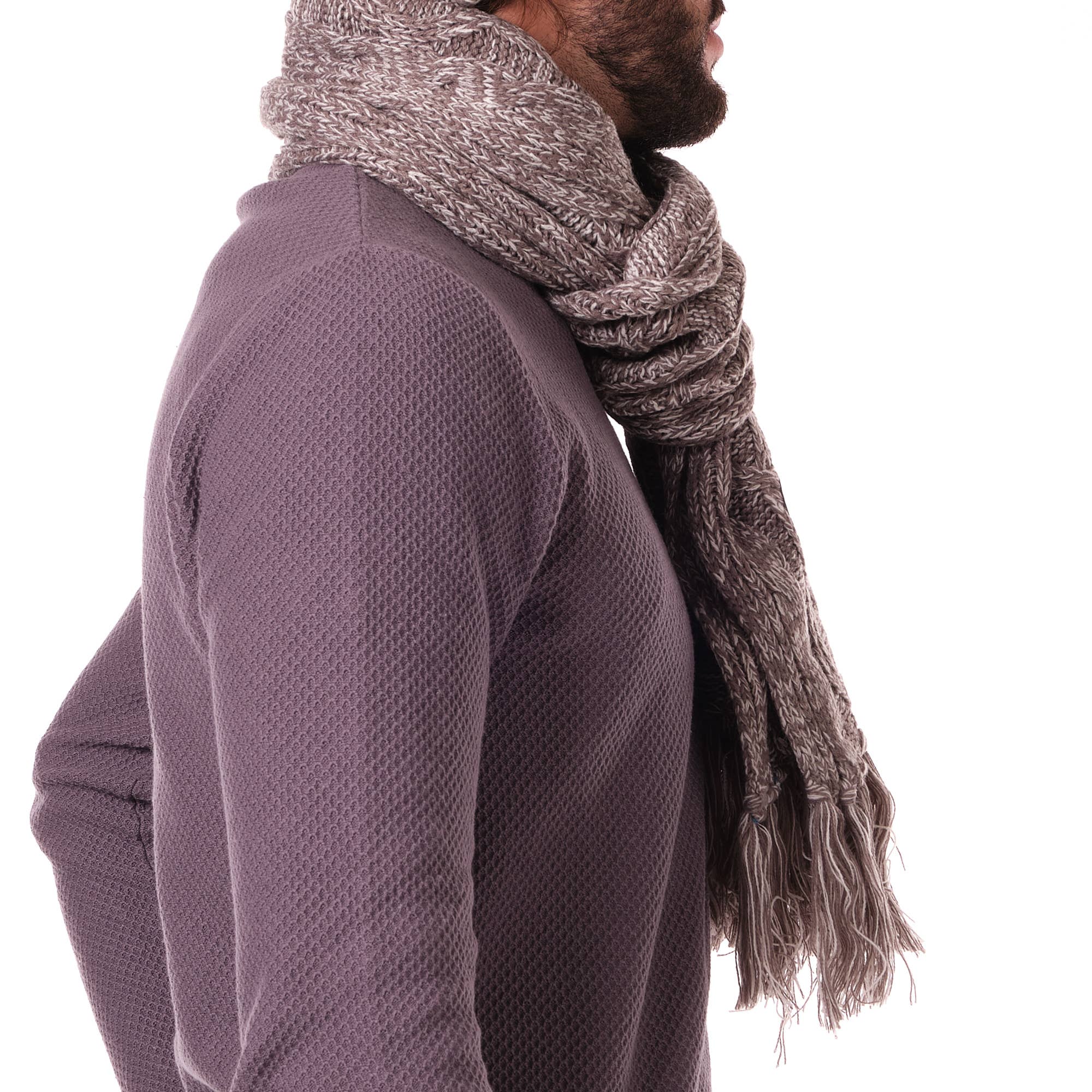 Grey Scarf and Hat Set-Iajirobet-Grey for wholesale on Faire2