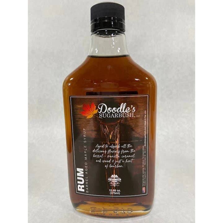 Doodle's Sugarbush, LLC - Pure Michigan Maple Syrup - Wholesale Maple Syrup - Rum Barrel Aged Maple Syrup